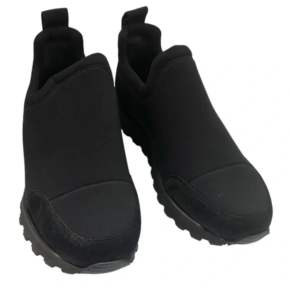 James PERSE New no tag Zuma Black Neoprene & Suede slip-on sneakers mens…​ - Picture 9 of 14